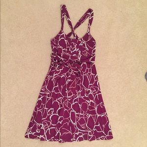Floral pattern spring summer dress